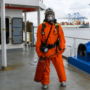 FFE inspection under SOLAS II-2 and IMO MSC.1/Circ.1432 performed by OJ Safety engineer on board vessel in Baltic region.