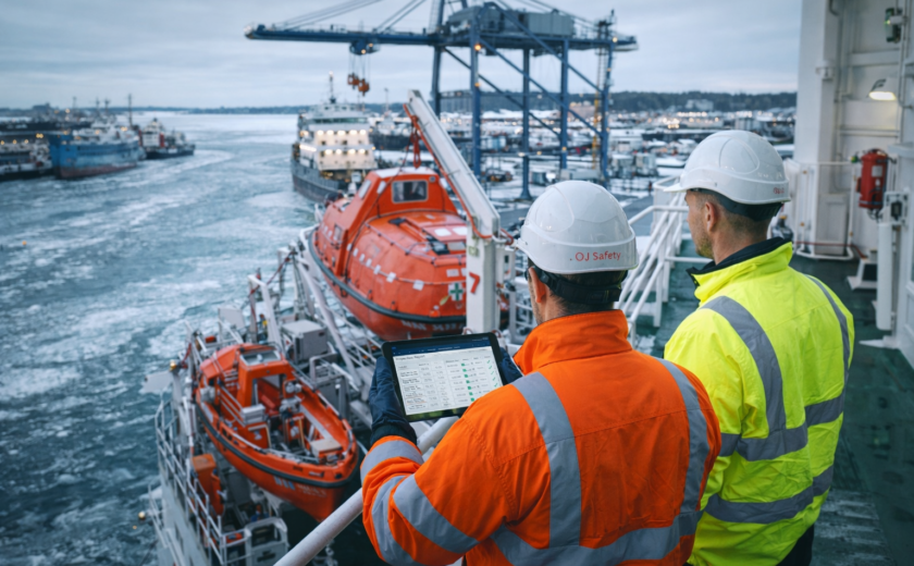 Lifeboat inspection Klaipėda by OJ Safety — MSC.402(96) class-accepted report